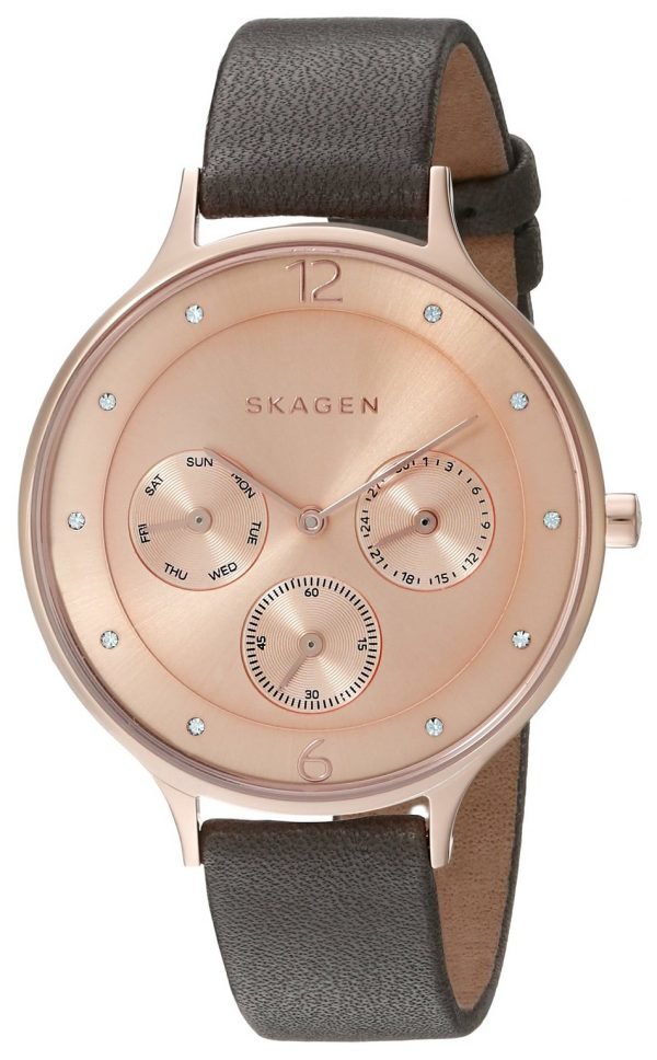 Skagen Skw2392 Kello Punakultaa / Nahka