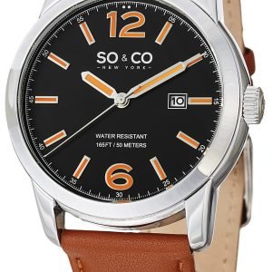 So & Co New York Madison 5011l.1 Kello Musta / Nahka