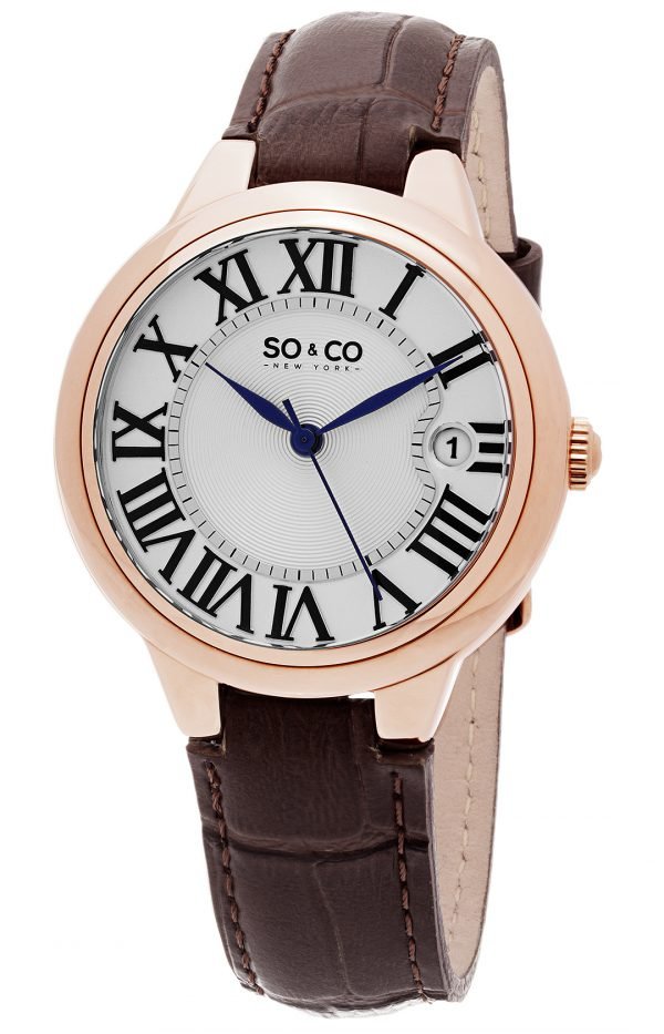 So & Co New York Madison 5052l.2 Kello Hopea / Nahka