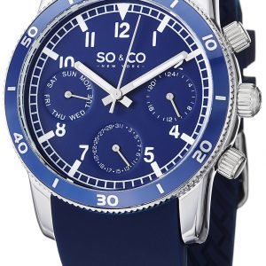 So & Co New York Yacht Timer 5018b.2 Kello Sininen / Kumi