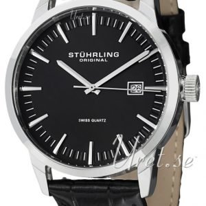 Stührling Original Symphony Ascot 555.02 Kello Musta / Nahka