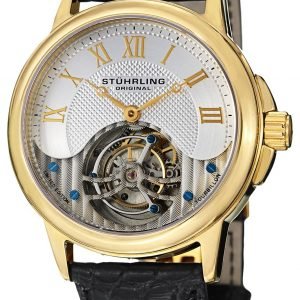 Stührling Original Tourbillon 541.333x2 Kello Hopea / Nahka