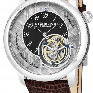 Stührling Original Tourbillon 880.01 Kello Harmaa / Nahka