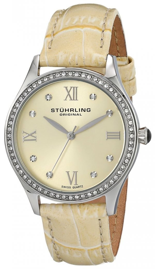 Stührling Original Vogue 431.03 Kello Samppanja / Nahka