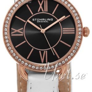 Stührling Original Vogue Deauville 587.05 Kello Musta / Nahka