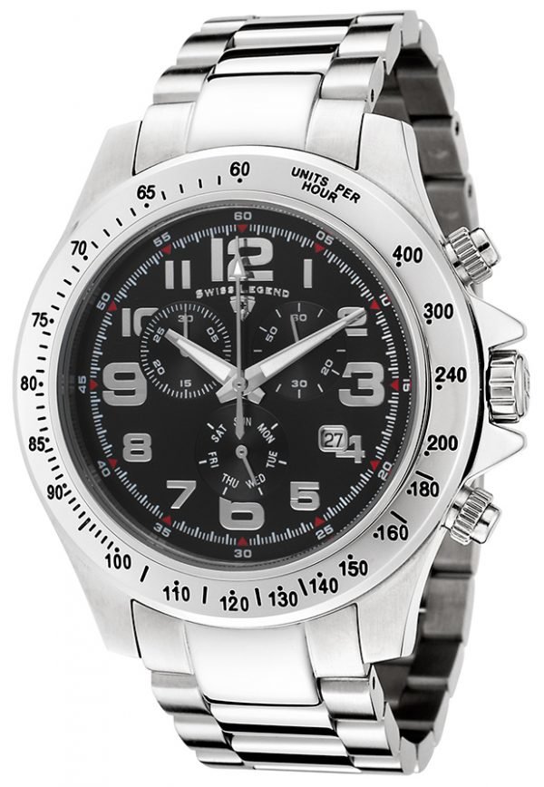 Swiss Legend Eograph Sl-50041-11 Kello Musta / Teräs