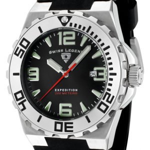 Swiss Legend Expedition Sl-10008-01 Kello Musta / Kumi