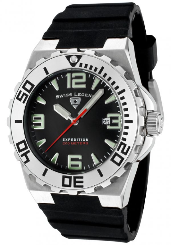 Swiss Legend Expedition Sl-10008-01 Kello Musta / Kumi