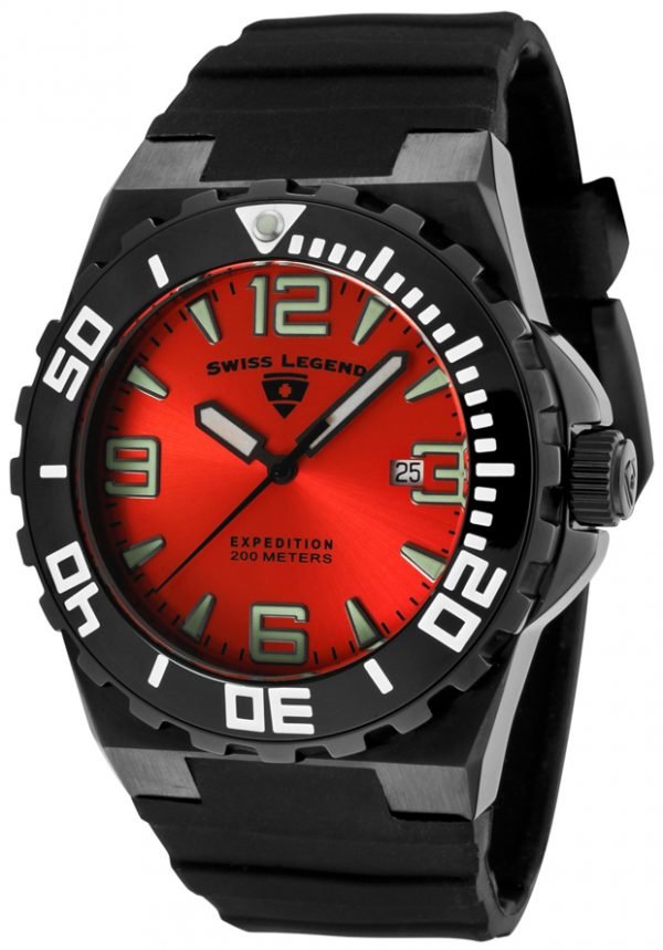 Swiss Legend Expedition Sl-10008-Bb-05 Kello Punainen / Kumi