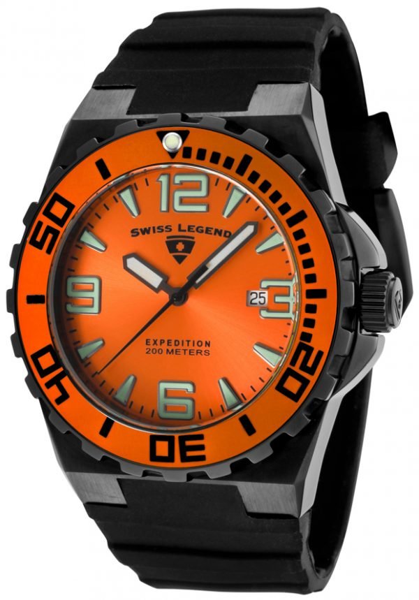 Swiss Legend Expedition Sl-10008-Bb-06-Ob Kello Oranssi / Kumi