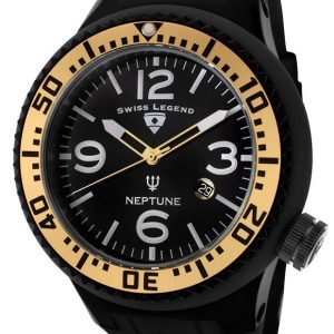 Swiss Legend Neptune Sl-21818p-Bb-01-Ga Kello Musta / Kumi