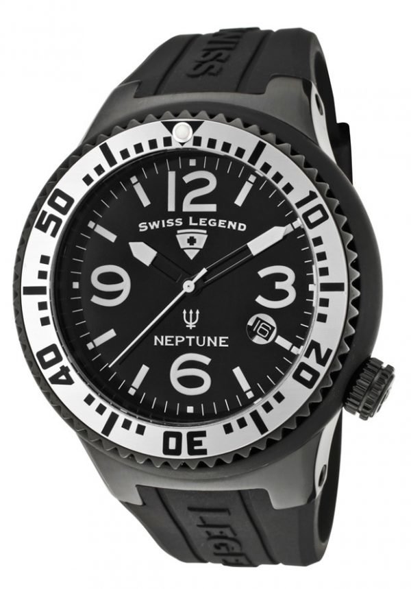 Swiss Legend Neptune Sl-21848p-Bb-01-Sa Kello Musta / Kumi