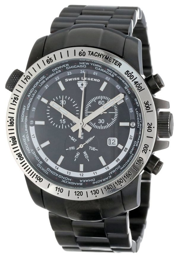 Swiss Legend Sl-10013-Bb-11-Sb Kello Musta / Teräs