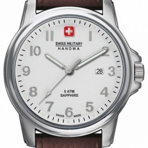 Swiss Military Dress 06-4231.04.001 Kello Hopea / Nahka