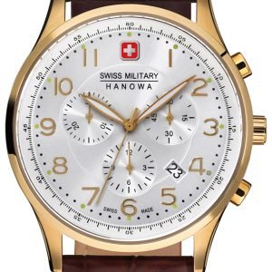 Swiss Military Sport 06-4187.02.001 Kello Hopea / Nahka