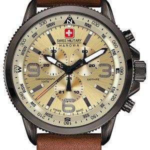 Swiss Military Sport 06-4224.30.002 Kello Beige / Nahka