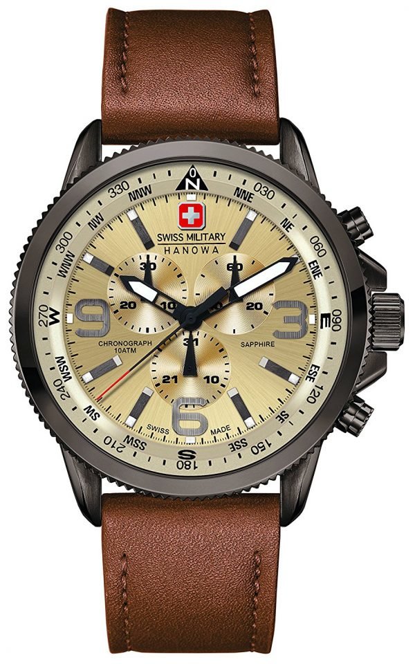 Swiss Military Sport 06-4224.30.002 Kello Beige / Nahka