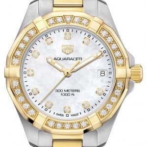 Tag Heuer Aquaracer Lady Wbd1323.Bb0320 Kello Valkoinen / 18k