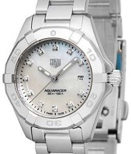 Tag Heuer Aquaracer Lady Wbd1414.Ba0741 Kello Hopea / Teräs