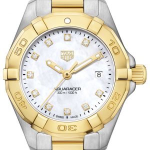 Tag Heuer Aquaracer Lady Wbd1422.Bb0321 Kello Hopea / Teräs