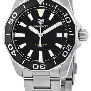 Tag Heuer Aquaracer Way111a.Ba0928 Kello Musta / Teräs