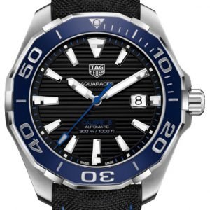 Tag Heuer Aquaracer Way201c.Fc6395 Kello Musta / Kumi