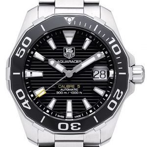 Tag Heuer Aquaracer Way211a.Ba0928 Kello Musta / Teräs