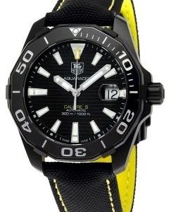 Tag Heuer Aquaracer Way218a.Fc6362 Kello Musta / Tekstiili