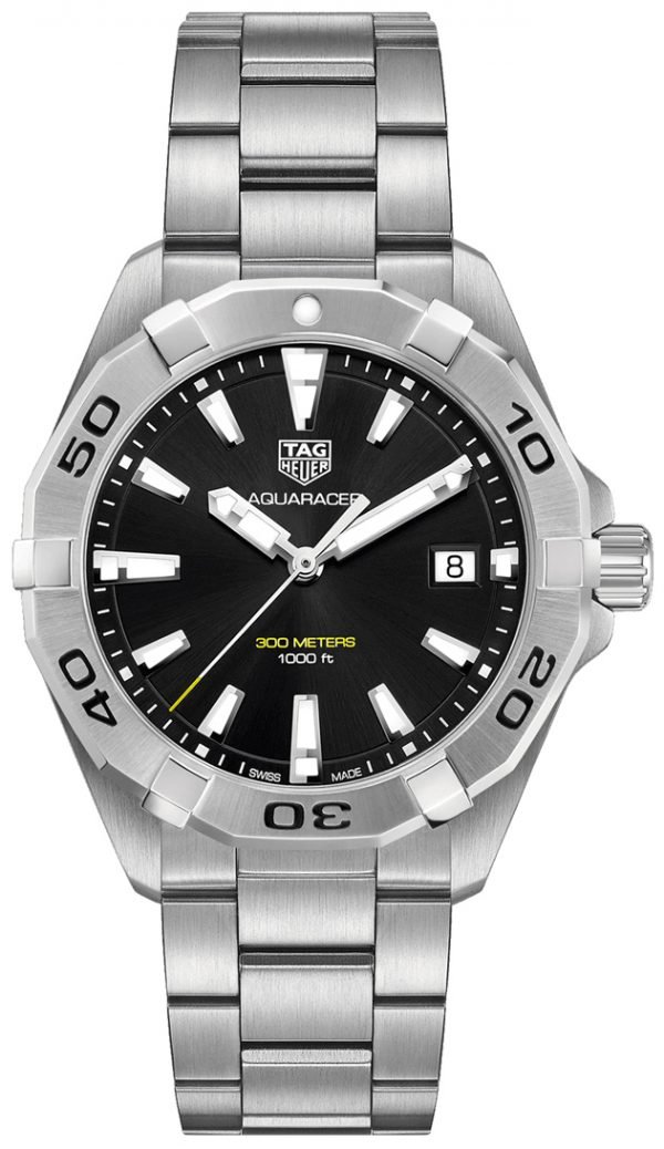 Tag Heuer Aquaracer Wbd1110.Ba0928 Kello Musta / Teräs