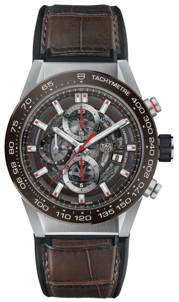 Tag Heuer Carrera Car201u.Fc6405 Kello Ruskea / Kumi