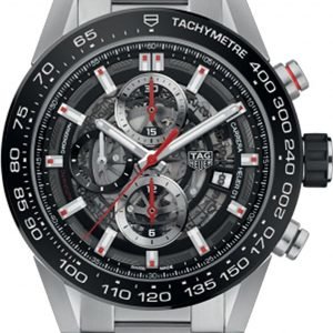 Tag Heuer Carrera Car201v.Ba0766 Kello Musta / Teräs