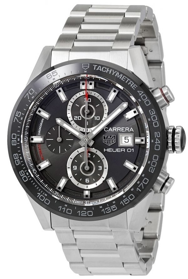 Tag Heuer Carrera Car201w.Ba0714 Kello Harmaa / Teräs