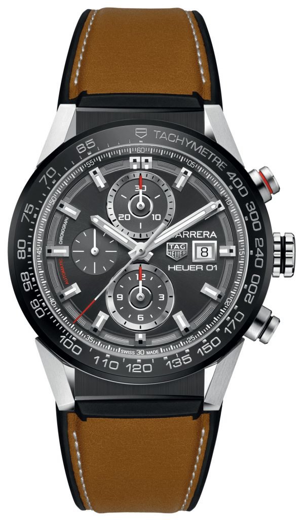 Tag Heuer Carrera Car201w.Ft6122 Kello Musta / Kumi