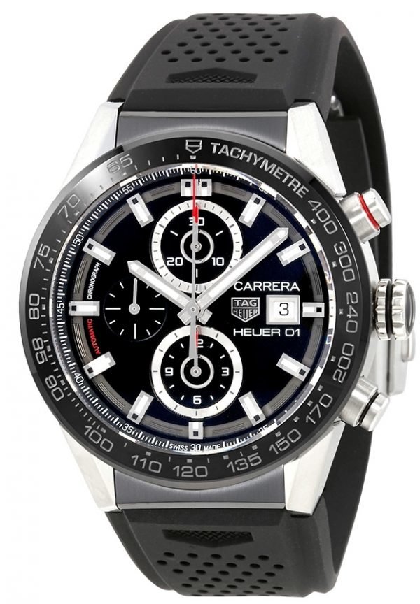 Tag Heuer Carrera Car201z.Ft6046 Kello Musta / Kumi