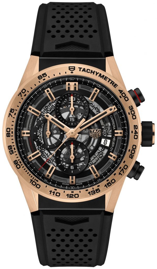 Tag Heuer Carrera Car205b.Ft6087 Kello Musta / Kumi