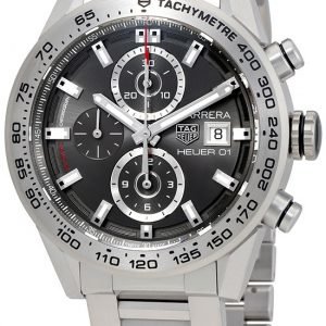 Tag Heuer Carrera Car208z.Bf0719 Kello Harmaa / Titaani