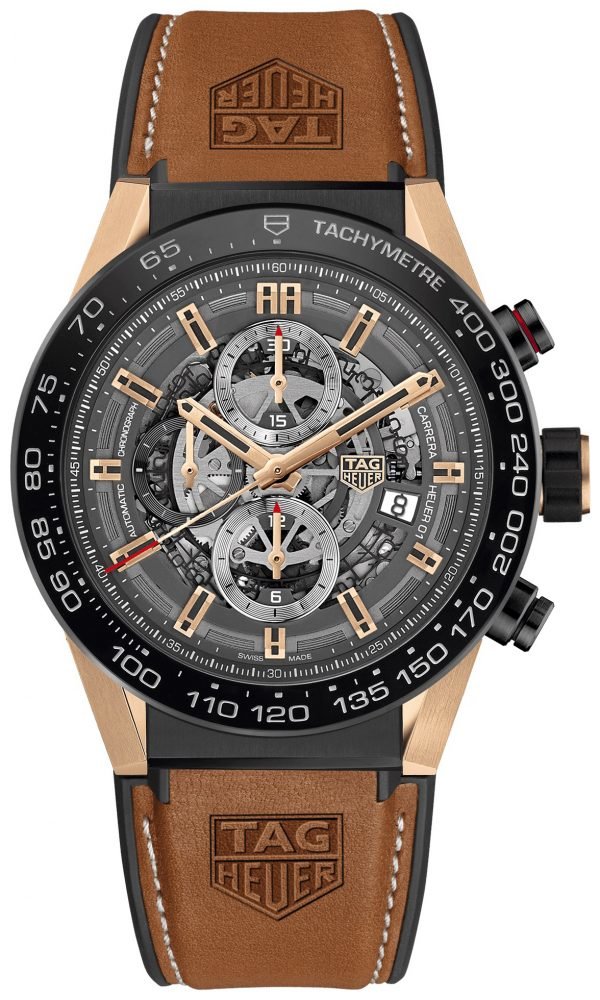 Tag Heuer Carrera Car2a5c.Ft6125 Kello Harmaa / Kumi