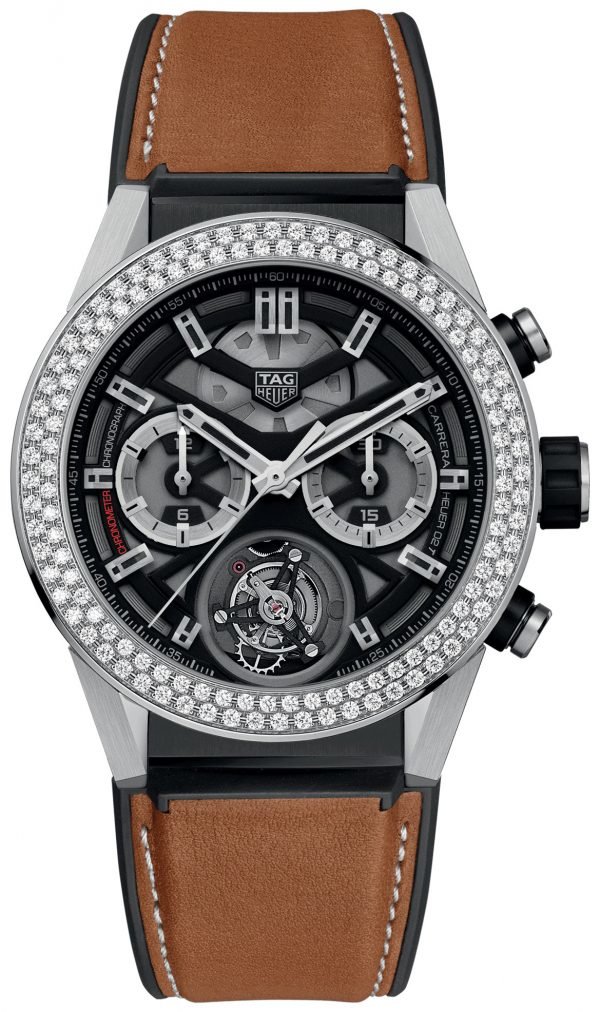 Tag Heuer Carrera Car5a80.Ft6072 Kello Musta / Kumi