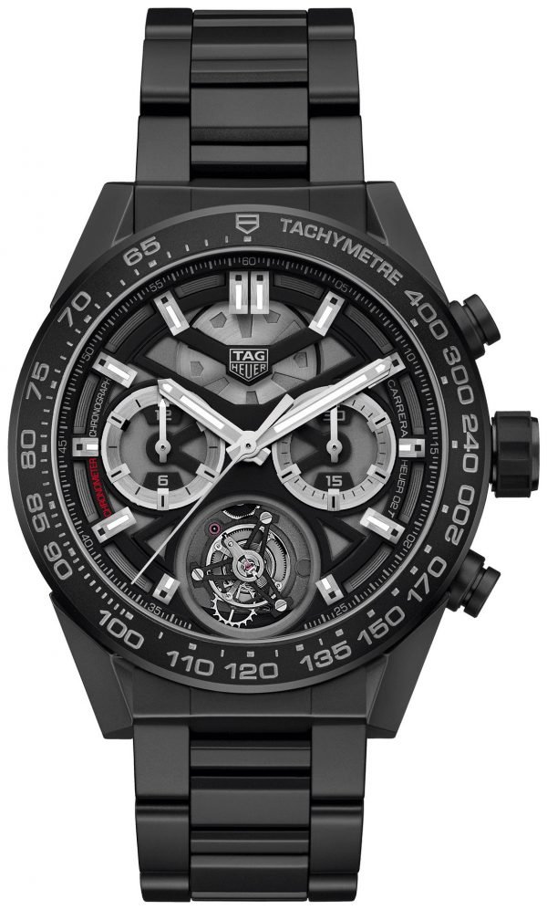 Tag Heuer Carrera Car5a90.Bh0742 Kello Musta / Keraaminen