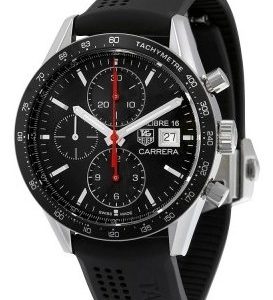 Tag Heuer Carrera Cv201ak.Ft6040 Kello Musta / Kumi