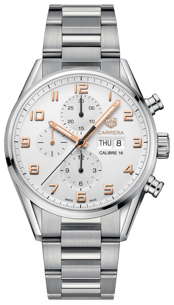 Tag Heuer Carrera Cv2a1ac.Ba0738 Kello Hopea / Teräs