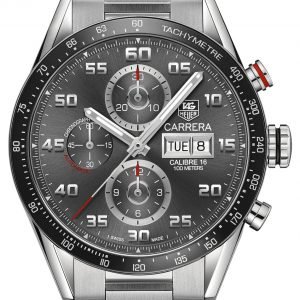 Tag Heuer Carrera Cv2a1u.Ba0738 Kello Harmaa / Teräs