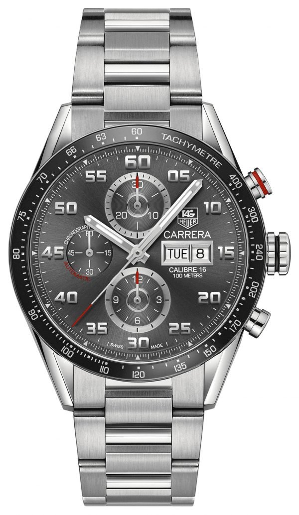 Tag Heuer Carrera Cv2a1u.Ba0738 Kello Harmaa / Teräs