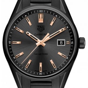 Tag Heuer Carrera Lady War1113.Ba0602 Kello Musta / Teräs