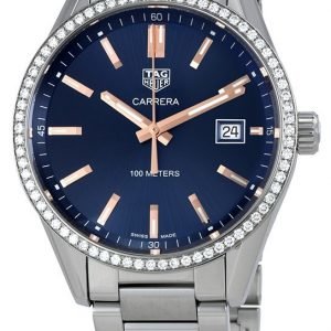 Tag Heuer Carrera Lady War1114.Ba0601 Kello Sininen / Teräs