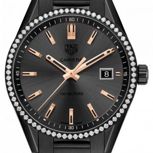 Tag Heuer Carrera Lady War1115.Ba0602 Kello Musta / Teräs