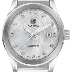 Tag Heuer Carrera Lady Wbg1312.Fc6412 Kello Valkoinen / Kumi