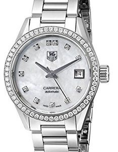 Tag Heuer Carrera Lady Wbg1315.Ba0758 Kello Hopea / Teräs