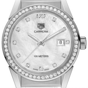 Tag Heuer Carrera Lady Wbg1315.Fc6412 Kello Hopea / Kumi