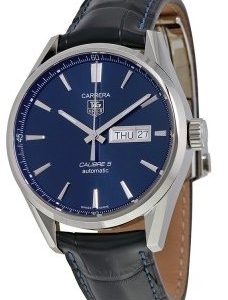 Tag Heuer Carrera War201e.Fc6292 Kello Sininen / Nahka